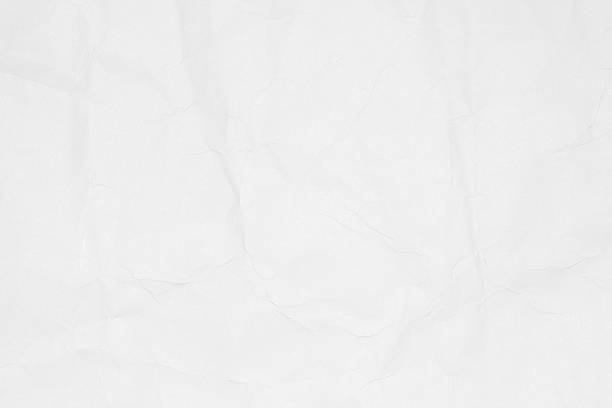 istock Crumpled white paper texture or white paper background for design. 611105404