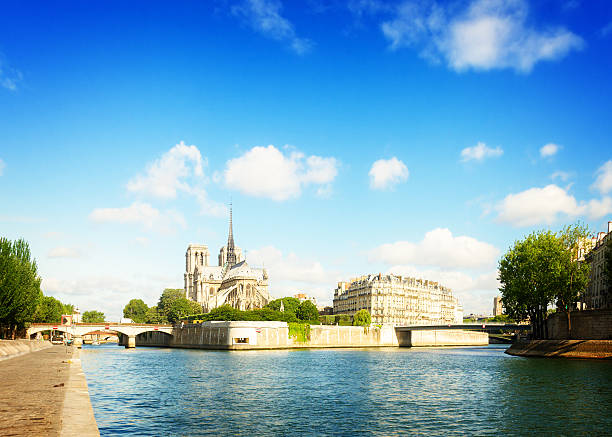 istock Notre Dame cathedral, Paris France 611105902