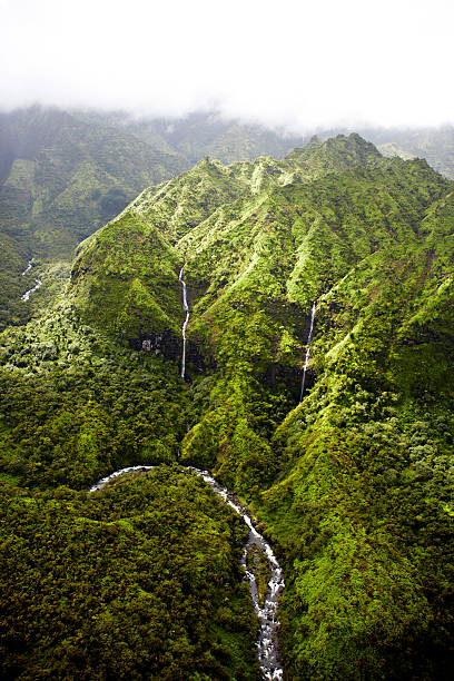 istock river and waterfalls look like a smiley face 611105988