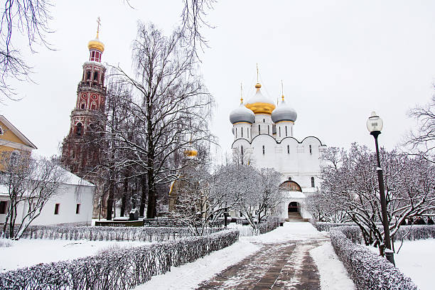istock Novodevichy monastery. Moscow, Russia 611107564