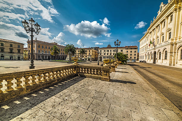 istock Piazza d'Italia in Sassari 611108290
