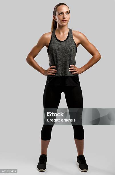 Beautiful Healthy Fitness Woman Stock Photo - Download Image Now - Sports Clothing, Activity, Adult