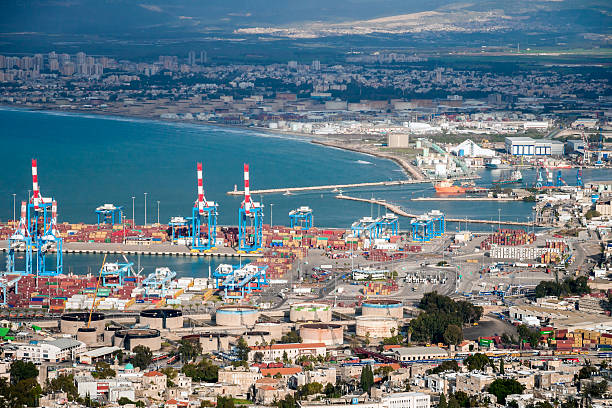 istock Port of Haifa. Israel. 611109212