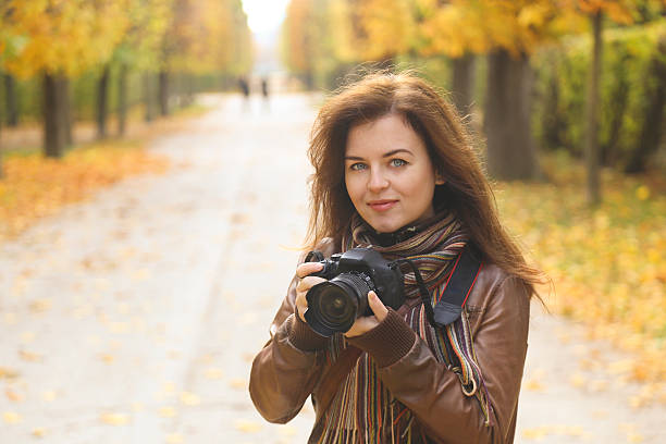 istock Female photographer 611109406