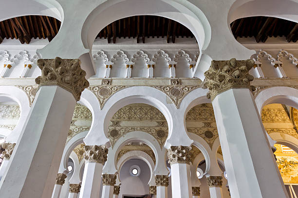 Santa Maria la Blanca synagogue. Toledo, Spain.