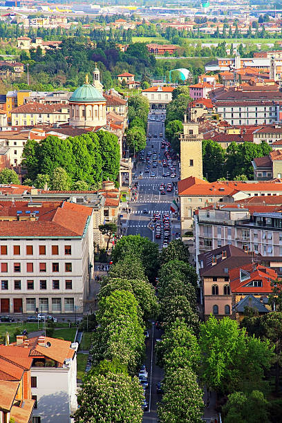 istock Bergamo lower town, Italy 611173562