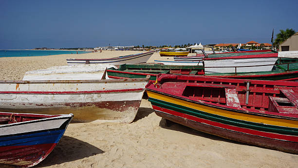 istock colorful fisher boats 611175188