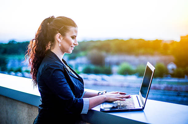 istock Female businessman 611175934