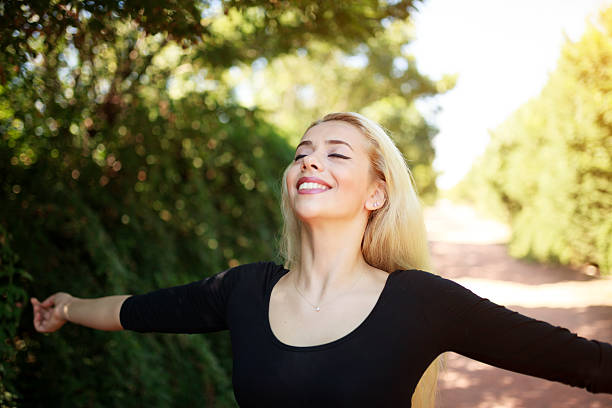 istock Happy Young woman 611176244