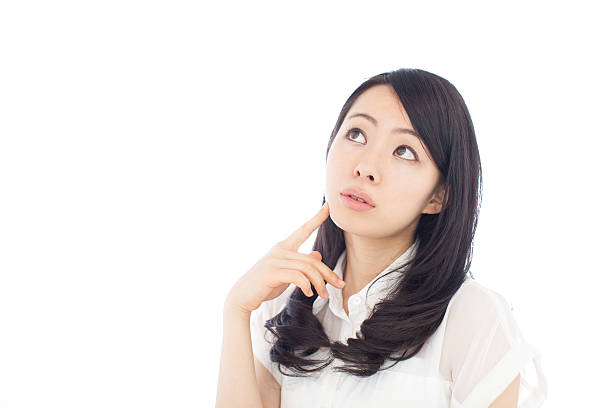 istock Japanese woman expresses emotions 611180372