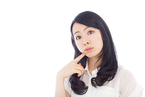 istock Japanese woman expresses emotions 611180398