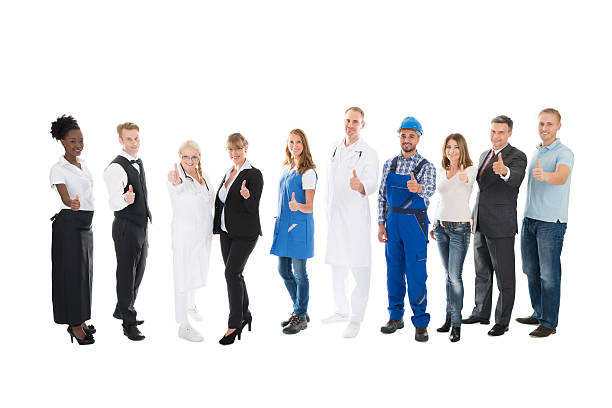 istock Portrait Of People With Various Occupations 611183786