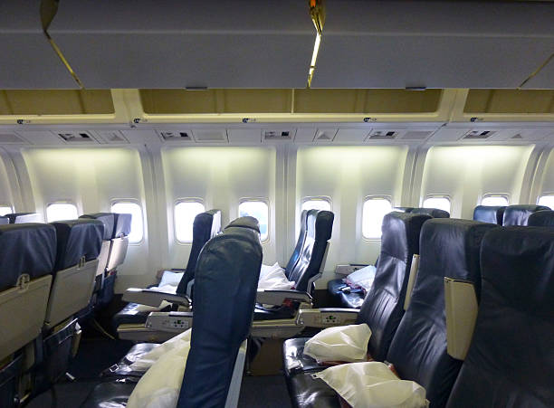 istock Interior of the airplane 611184270