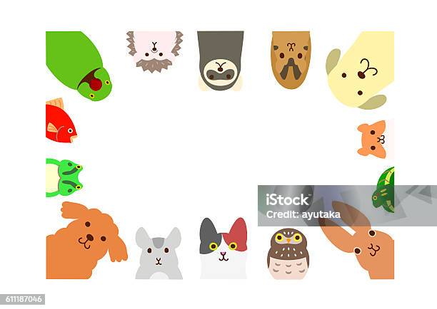 Animal Rectangular Image Pets Animals Rectangle Frame Stock Illustration - Download Image Now ...