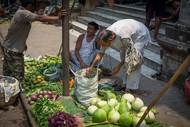 Indian merchant stock photo