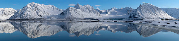Svalbard Panorama stock photo
