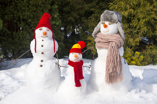 snowmen family