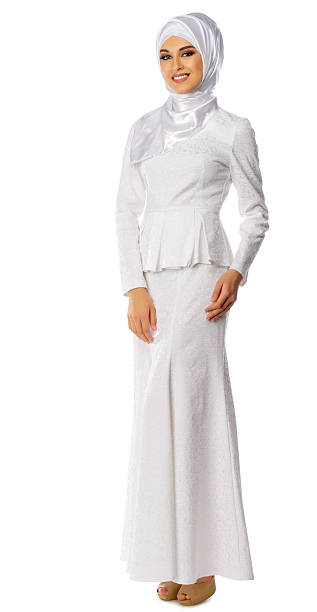 istock Young muslim woman isolated 611197290