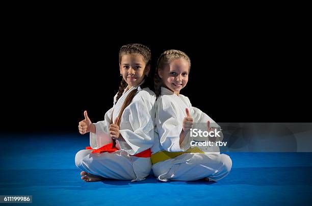 Children Martial Arts Fighters Stock Photo - Download Image Now - Child, Karate, Judo