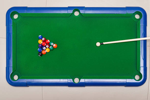 istock top view small snooker toy set for children 611203126
