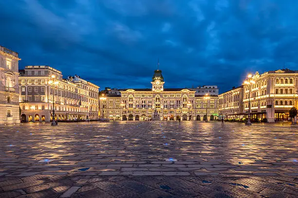 Piazza Dell Unita D'Italia is the largest square on the sea front in Europe