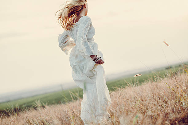 Young woman in a meadow