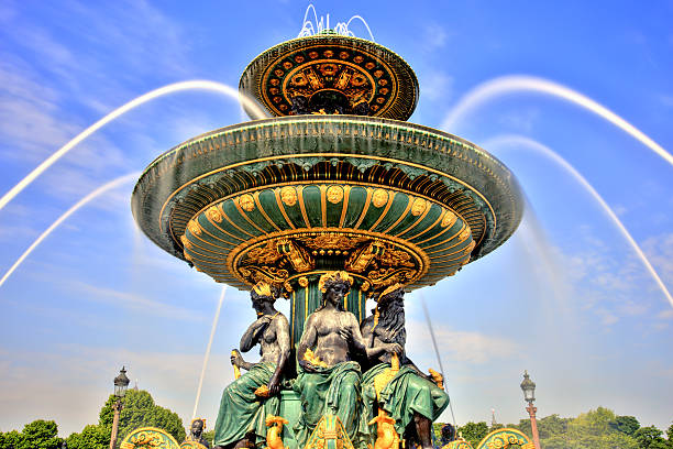 istock Fountain on Place de la Concorde, Paris, France 611205830