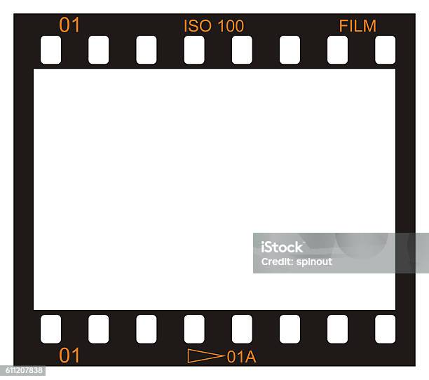 One Frame Stock Photo - Download Image Now - Camera Film, Movie, Film Reel
