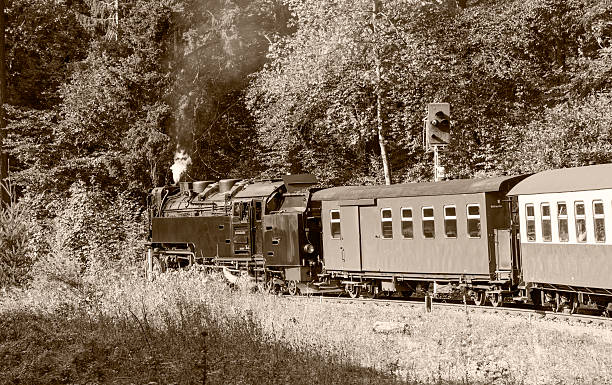 istock Narrow gauge steam engine from Brocken to Werningerode 611211062