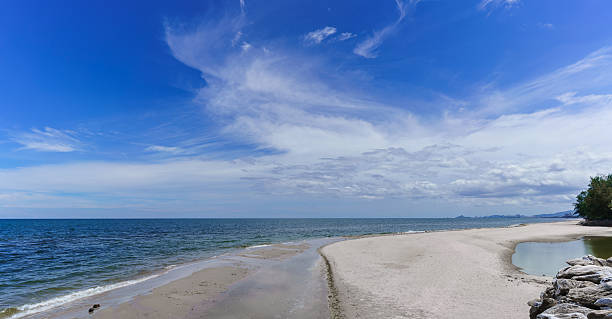 istock Low tide at Hua Hin beach 611211130