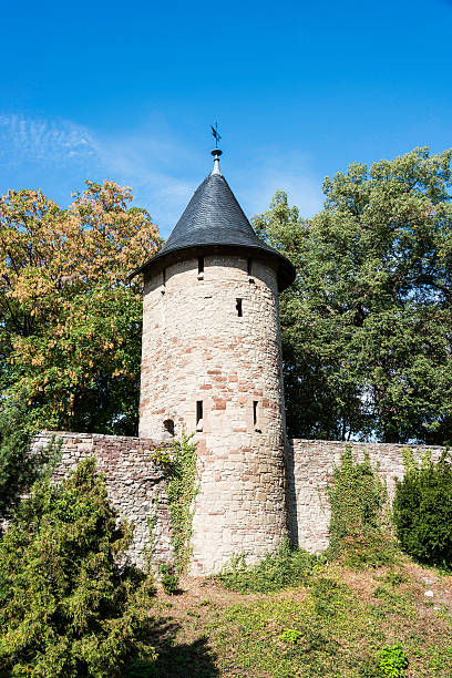 istock City walls with tower, Wernigerode 611211460