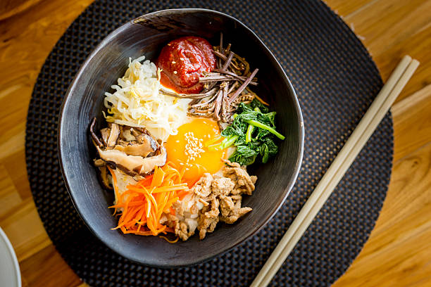istock Korean food, Mixed Rice Bibimbab 611214604