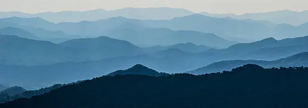 Photo of Layers of Mountain Ridges