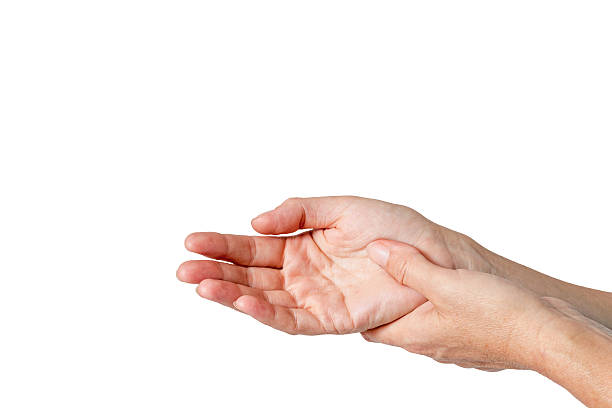 istock Carpal tunnel syndrome concept isolated 611216818