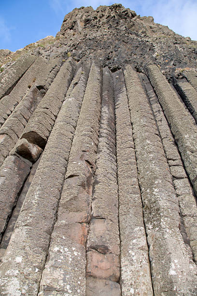 istock Organ Structure on Giants Causeway Coastal Footpath; County Antr 611290126