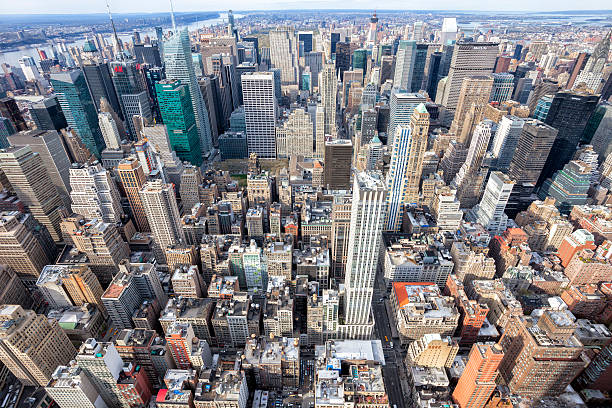 istock New York, Manhattan, Aerial View 611290268