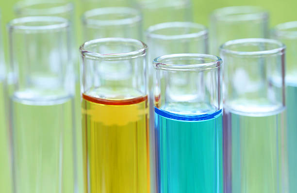 istock Test tubes in a research laboratory 611291896