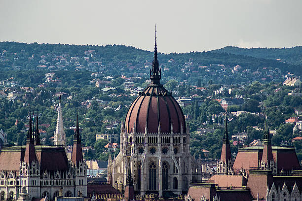 istock Hungarian parliament dome 611292044