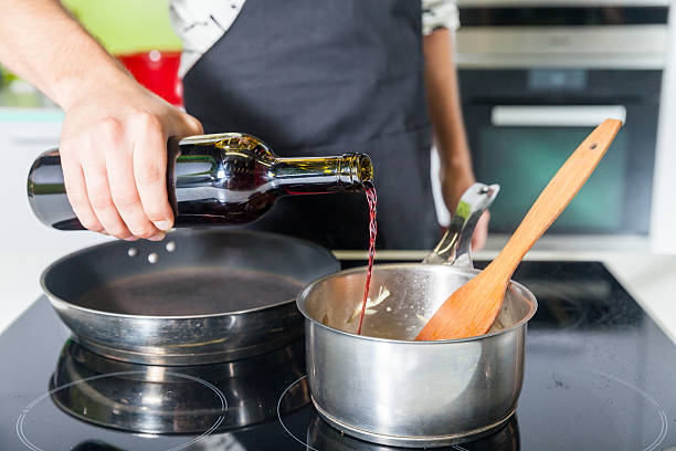 istock Man pouring in the pan 611293646