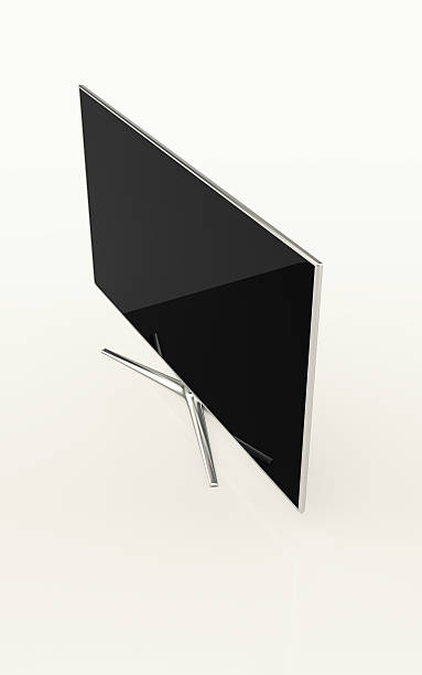 UHD 4K Smart Tv On White Background