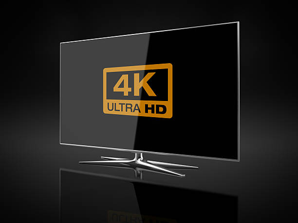 istock UHD 4K Smart Tv On Black Background 611294444