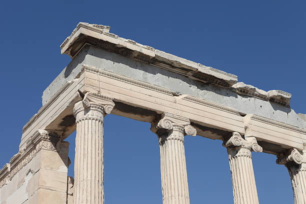 Acropole in Athens, Greece Detail of the famous Acropole in Athens, Greece acropole stock pictures, royalty-free photos & images