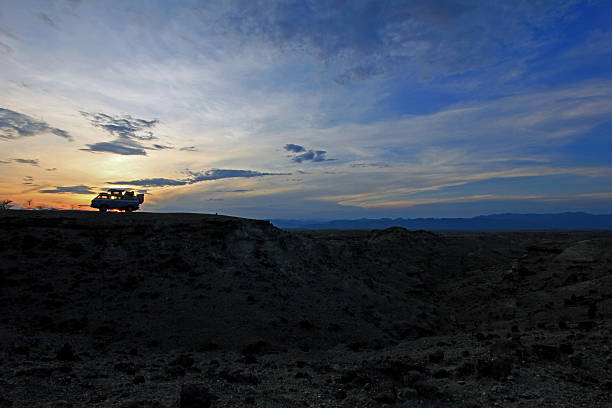 istock Camper van at sunset tatacoa desert 611300618