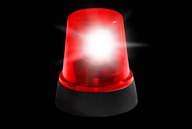 vigili del fuoco, semaforo rosso isolato - beat the clock flash foto e immagini stock