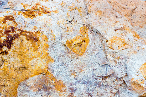 istock Tuff is a vulcanic stone.  close-up background texture 611304214
