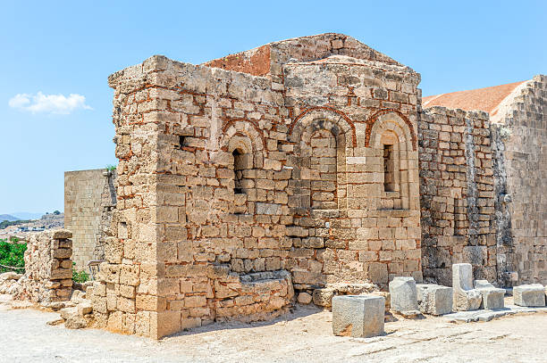 istock Acropolis of Lindos - Rhodes, Greece 611305344