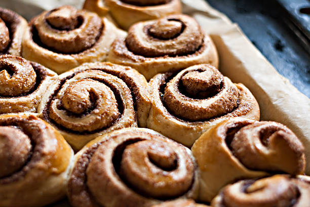 istock Freshly Cinnabon in the form of 611305572