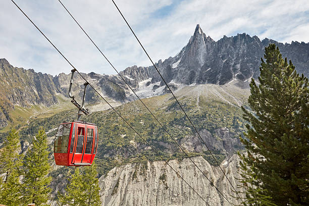 istock Cable Car at Mont Viers, France 611318228