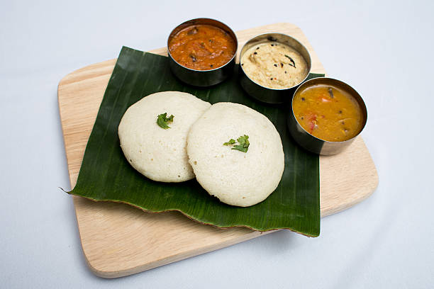istock Indian tray meal with bread and sauce 611318732