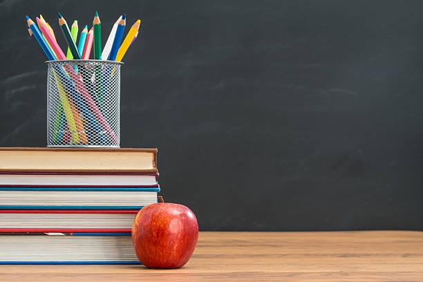 istock watercolor pencil and apple need to bring for art class 611319276